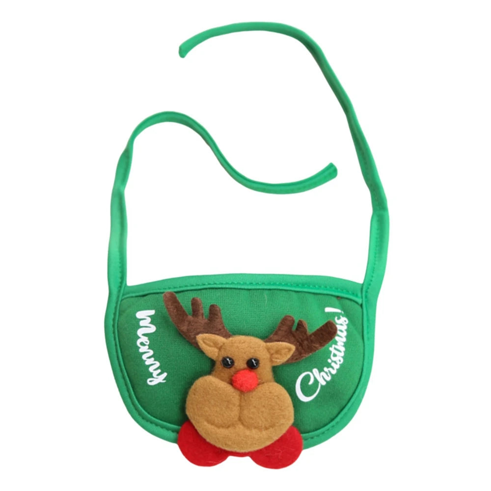 Christmas Pet Hat Cute Antlers Saliva Towel for Dog Cat Dress Up Supplies Lovely Design Autumn Winter Clothes Pet Accessory