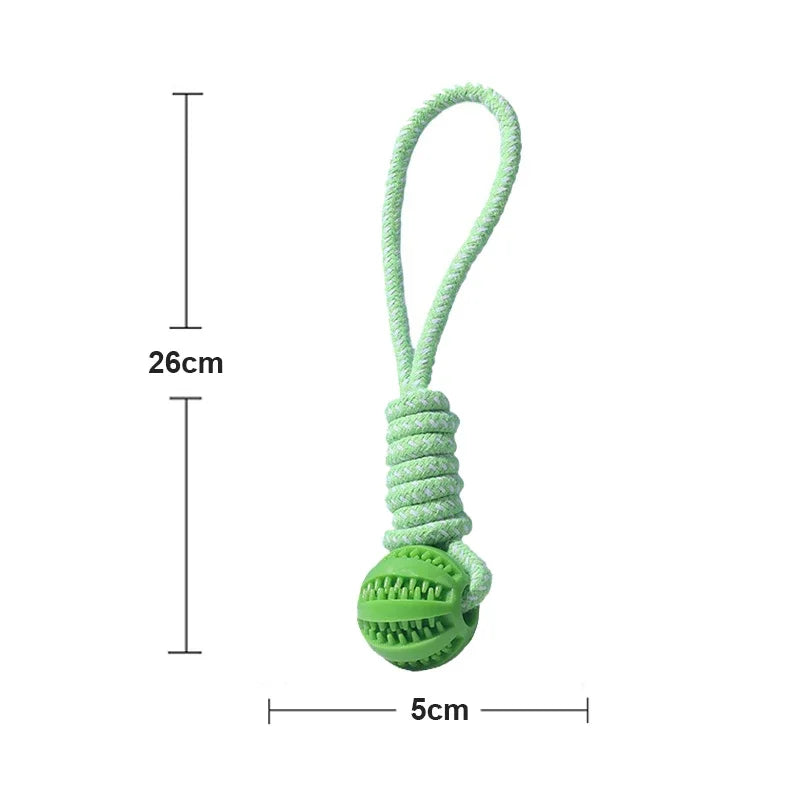 CANBOUN Pet Dog Toys Cat Puppy Sounding Toy Polka Squeaky Tooth Cleaning Ball