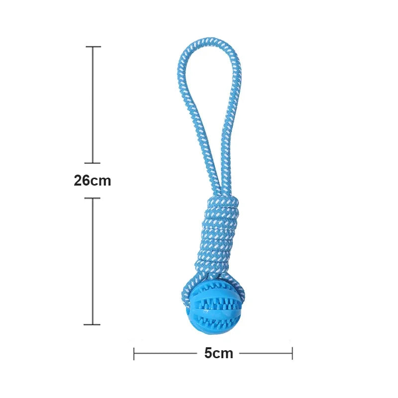 CANBOUN Pet Dog Toys Cat Puppy Sounding Toy Polka Squeaky Tooth Cleaning Ball
