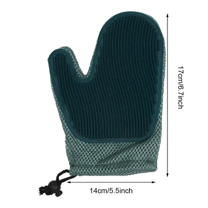 Pet Hair Glove Comb Dog Cat Grooming Cleaning Glove Deshedding Hair Remover Massage Brush Animal Supplies Cat Accessoies-1/3Pcs