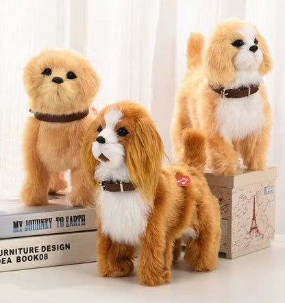 Simulation Robot Dog Electronic Pet Sound Control Walking Nodding Music Touch Control Robot Animal Pet Children Toy Gifts
