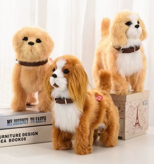 Simulation Robot Dog Electronic Pet Sound Control Walking Nodding Music Touch Control Robot Animal Pet Children Toy Gifts
