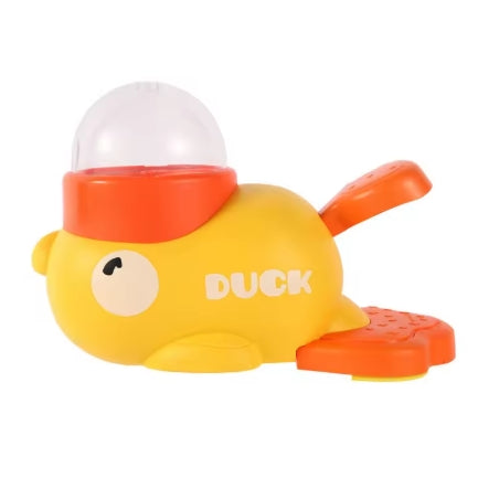 Duck-Shaped Interactive Cat Treat Dispenser Durable Plastic Training dog Toy