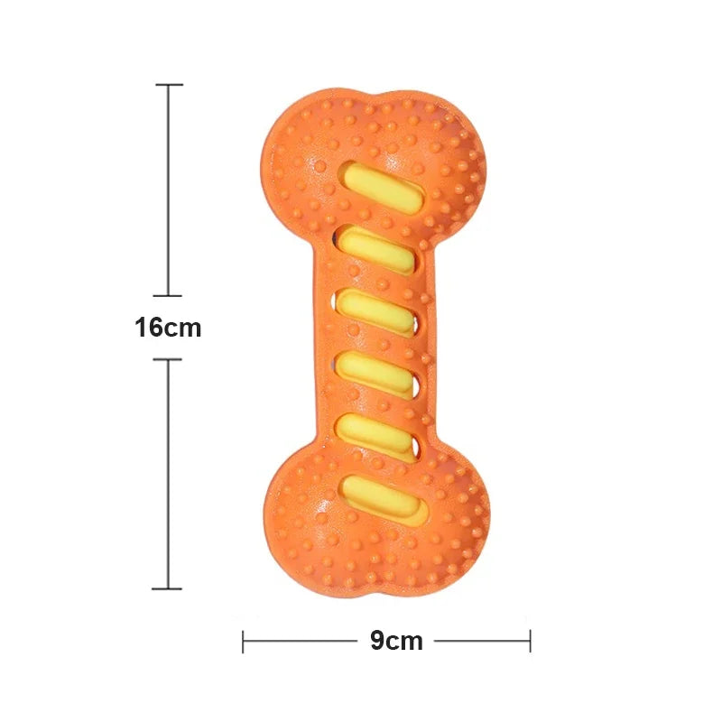 CANBOUN Pet Dog Toys Cat Puppy Sounding Toy Polka Squeaky Tooth Cleaning Ball