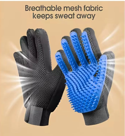 Pet Hair Glove Comb Pet Dog Cat Grooming Cleaning Gloves