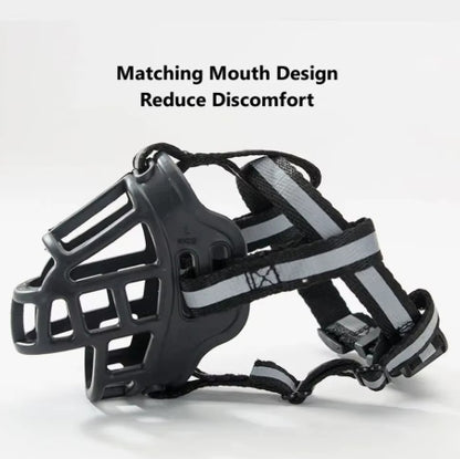 Dog Muzzle Anti-biting Chewing Mask Breathable Basket Dog Muzzle