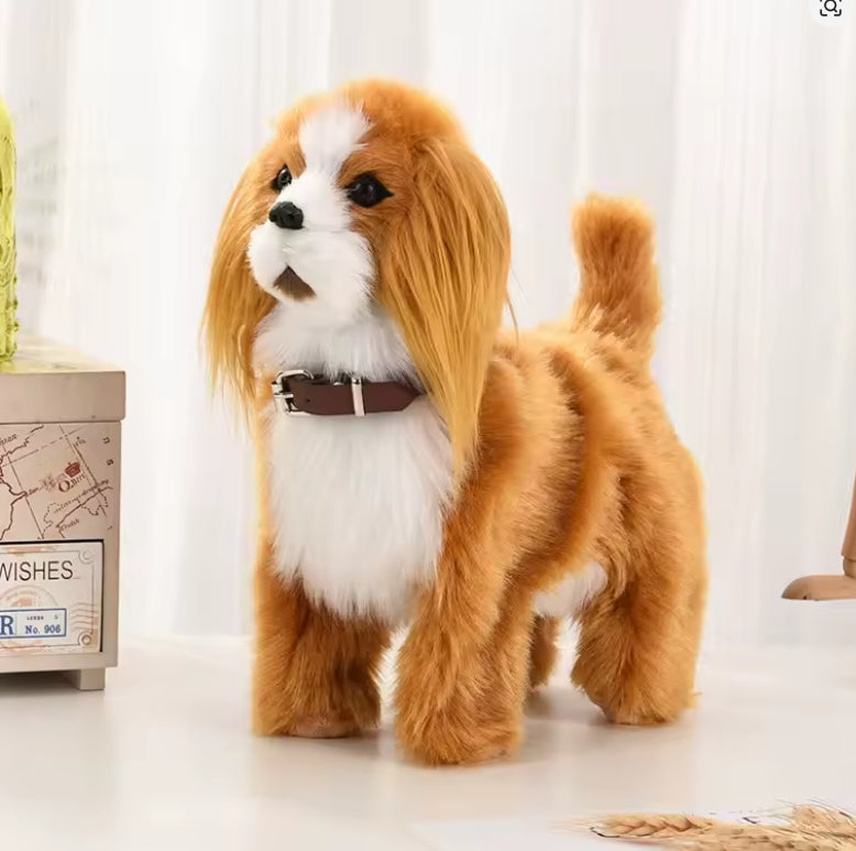 Simulation Robot Dog Electronic Pet Sound Control Walking Nodding Music Touch Control Robot Animal Pet Children Toy Gifts