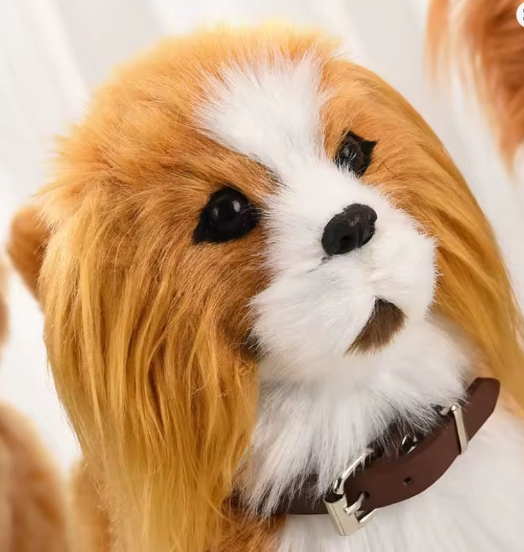 Simulation Robot Dog Electronic Pet Sound Control Walking Nodding Music Touch Control Robot Animal Pet Children Toy Gifts