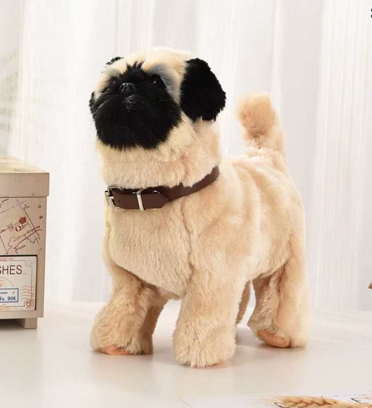 Simulation Robot Dog Electronic Pet Sound Control Walking Nodding Music Touch Control Robot Animal Pet Children Toy Gifts