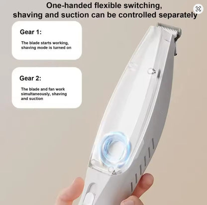 Vacuum Pet Paw Hair Clipper Low Noise 2 Modes Dog Grooming Trimmer