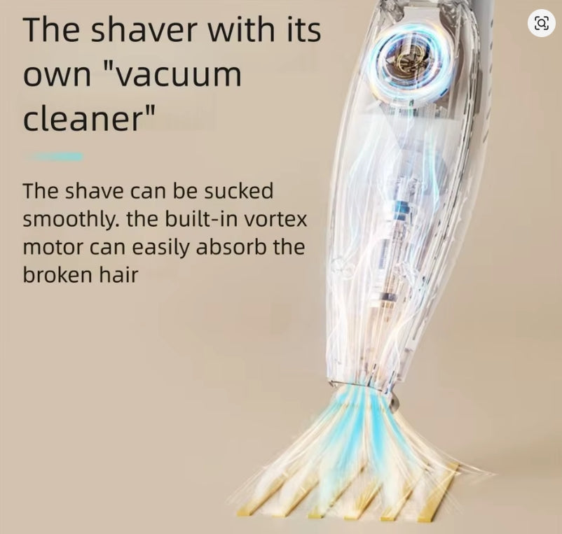 Vacuum Pet Paw Hair Clipper Low Noise 2 Modes Dog Grooming Trimmer