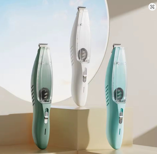 Vacuum Pet Paw Hair Clipper Low Noise 2 Modes Dog Grooming Trimmer